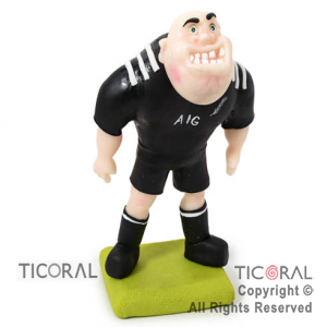ADORNO JUGADOR DE RUGBY ESPECIAL PORCELANA FRIA x 1